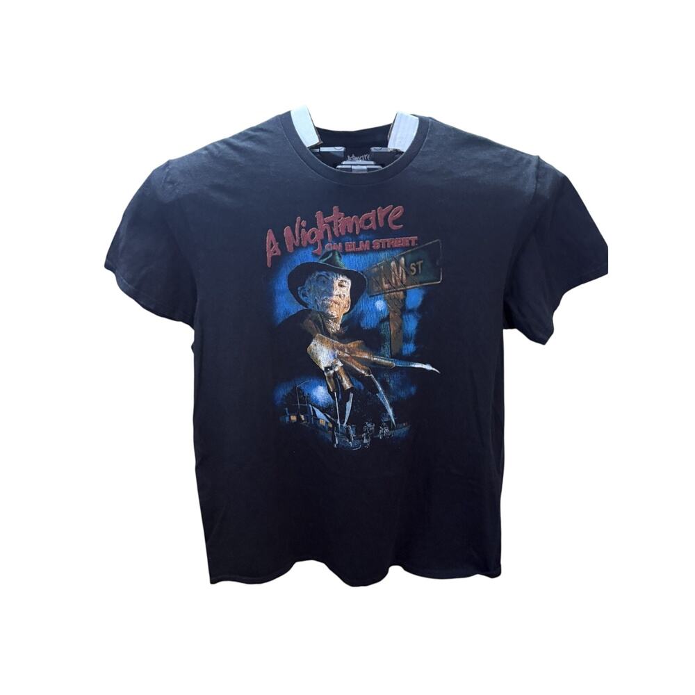 Size Large Black Nightmare On Elm Street T-Shirt